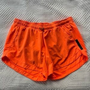 Lucy Neon Orange Running Short with Built-In Underwear